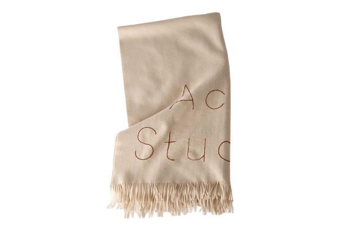 Acne Studios Ontario Camel Melange Scarf