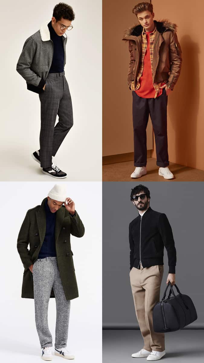 Men's Wide-Leg Trousers and Chinos Outfit Inspiration Lookbook For Autumn/Winter 2017