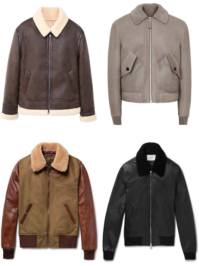 the best shearling jackets for men