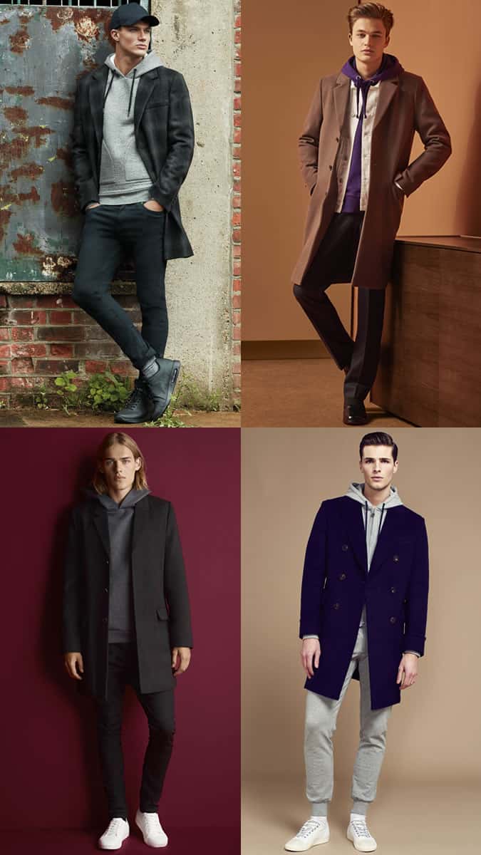 How To Wear A Hoodie With An Overcoat