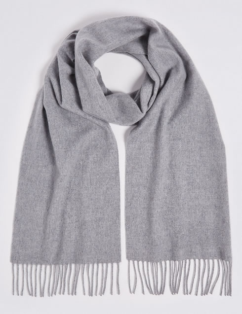 Pure Cashmere Woven Scarf