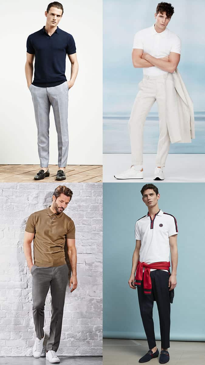 what to wear with a polo shirt