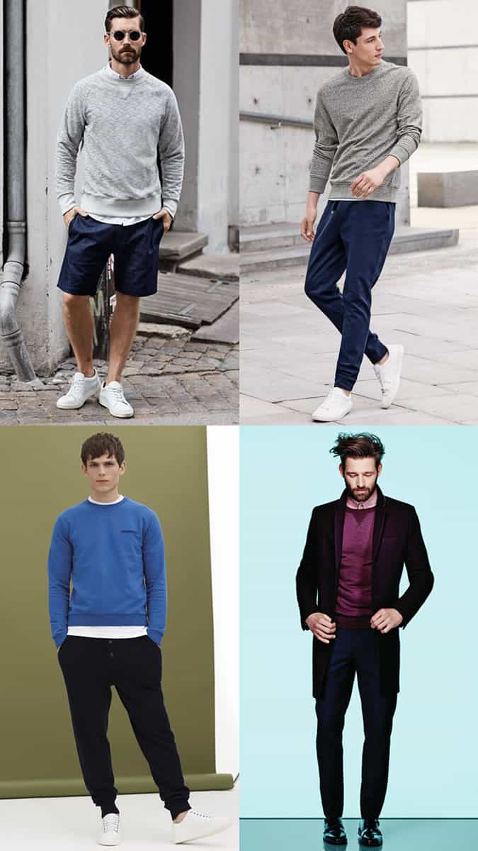 what to wear with a sweatshirt