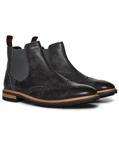 Brad Brogue Premium Chelsea Boots