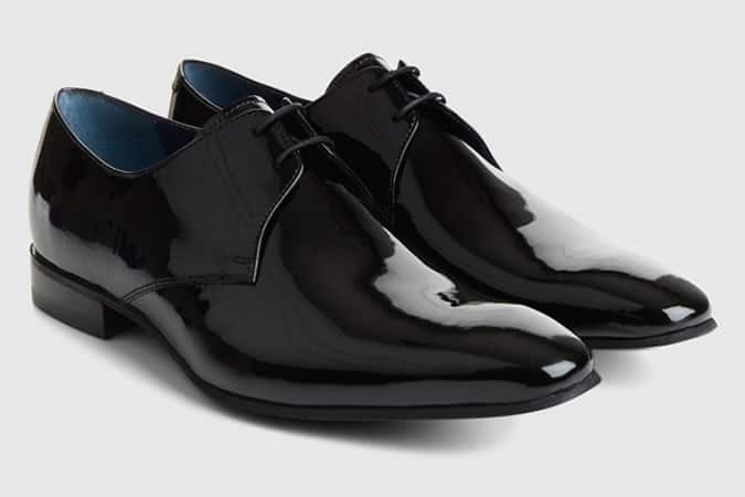 Moss 1851 Huxley Black Patent Dress Shoe