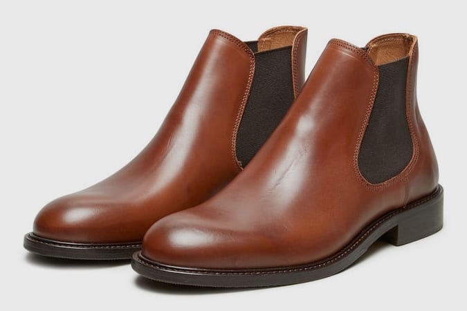 Selected Homm Leather Chelsea Boots