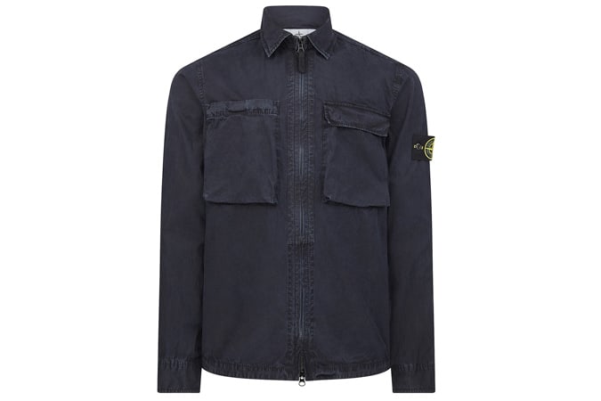 Stone Island Brushed Cotton Shirt