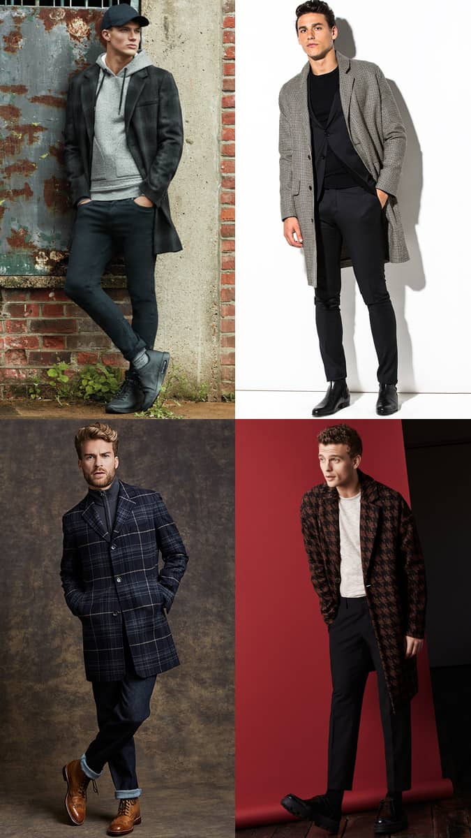 How To Wear A Check Overcoat