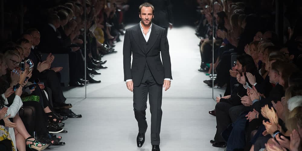 Tom Ford Walking Down The Runway
