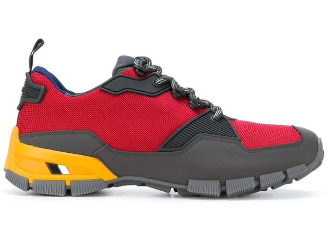 Prada Panelled Mesh Trainers