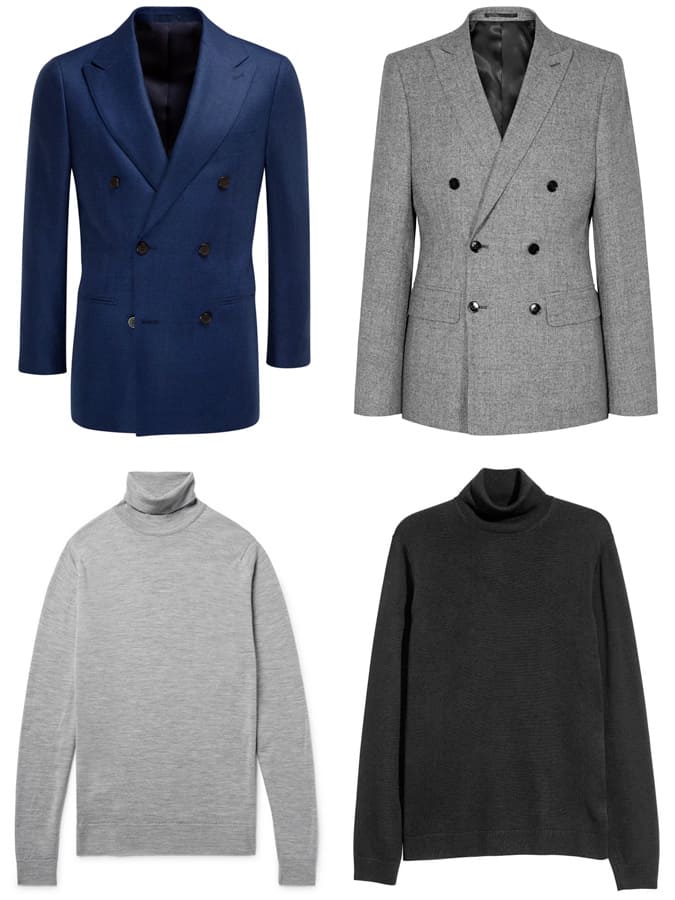The Best Roll Necks And Double-Breasted Blazers