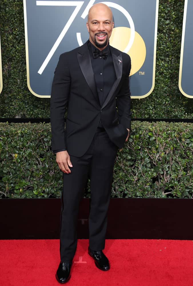 The Best All-Black Outfits From The Golden Globes