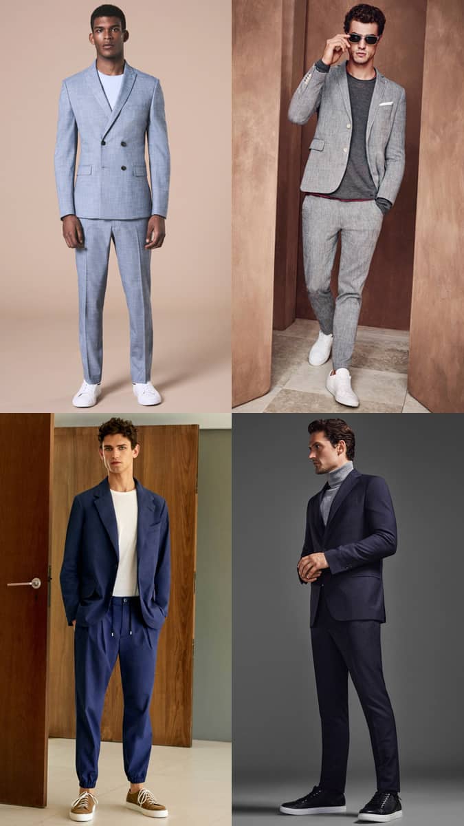 How To Wear Trainers With Suits