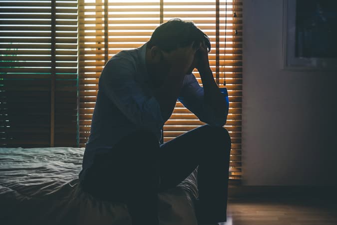 Man Suffering With Depression