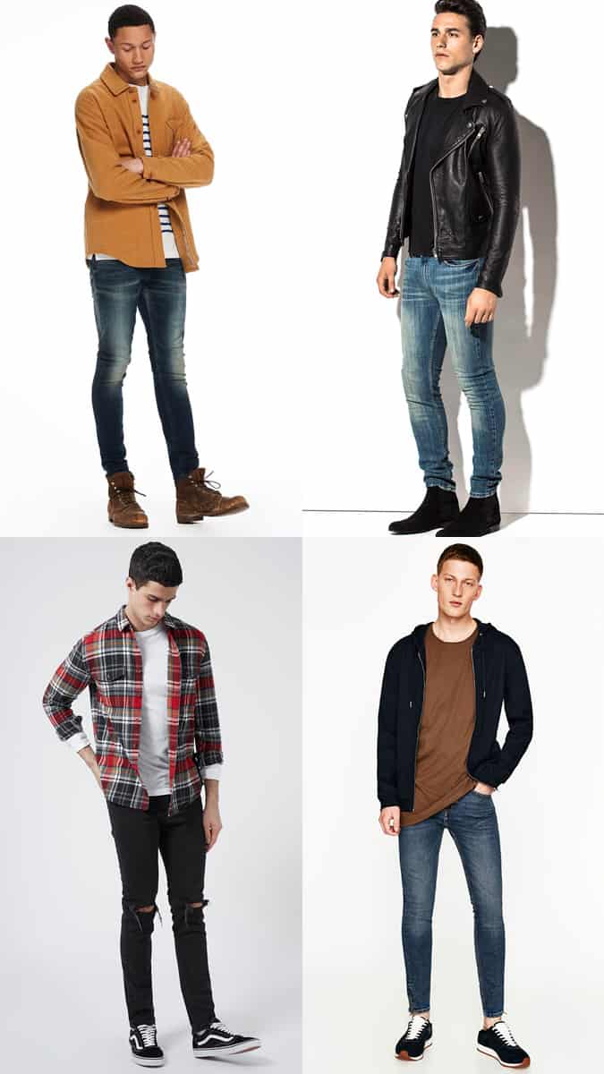 How to wear men's skinny jeans