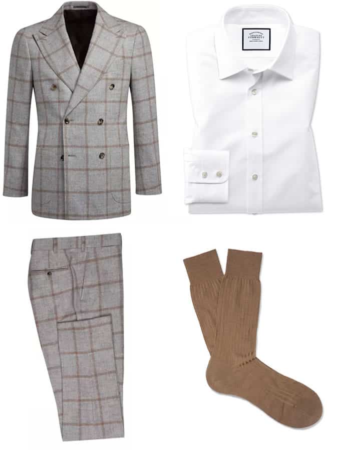 How To Match Your Socks With Your Suit