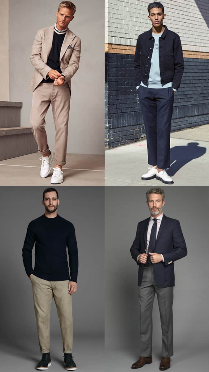 Straight Leg Trousers For Men