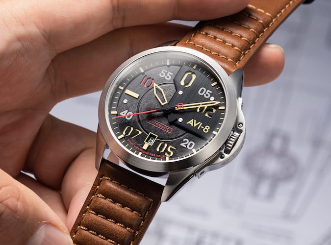 avi-8 hipster watch
