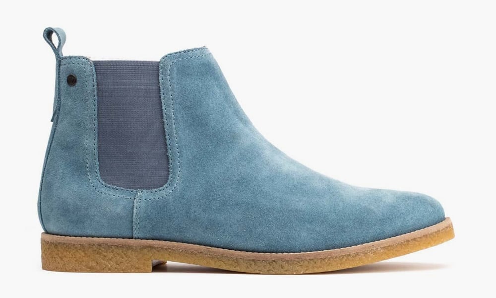 Ferdinand Suede Chelsea Boot In Blue