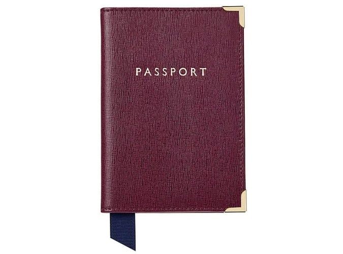 Aspinal Passport Cover