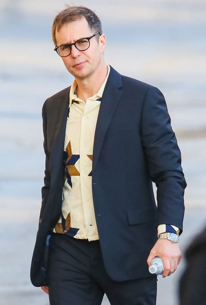 Sam Rockwell At Jimmy Kimmel Live