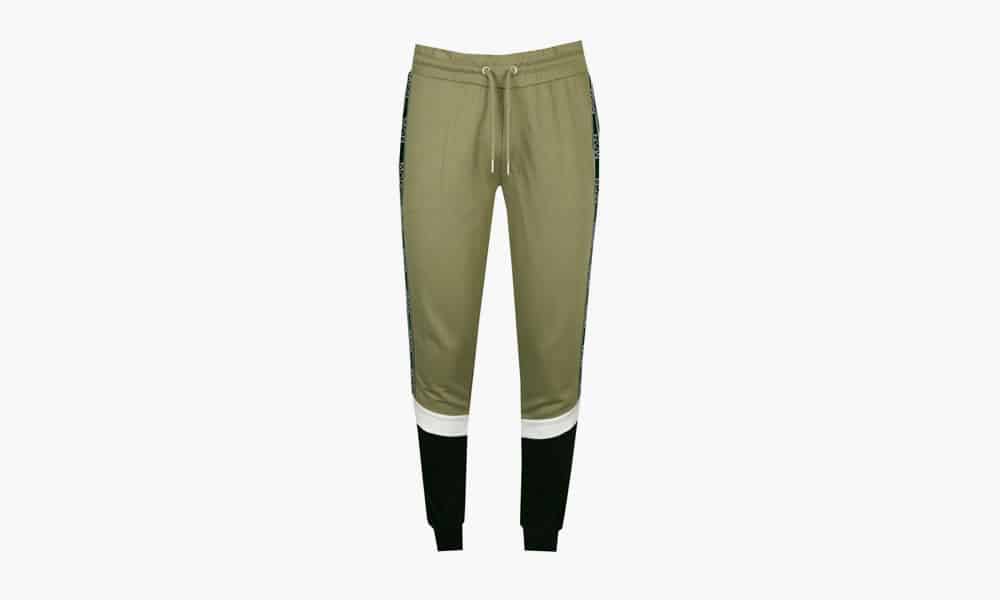 BoohooMAN Skinny-Fit Colour Block Tape Joggers