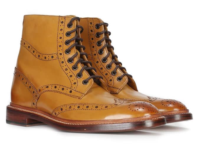 Men's Wingtip Brogue Boots