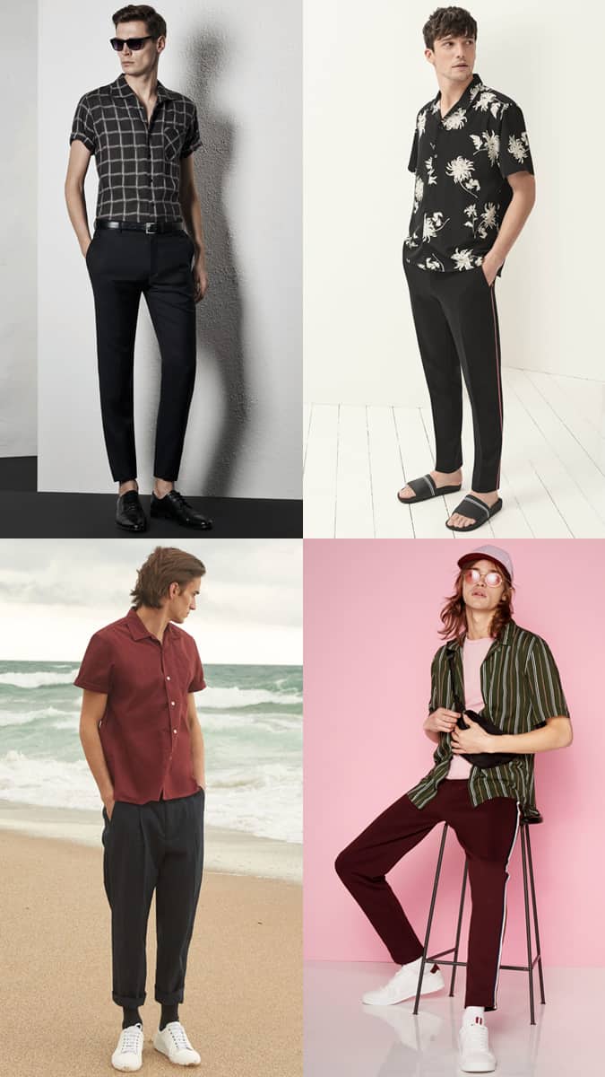 How to wear a short-sleeved shirt in a stylish way