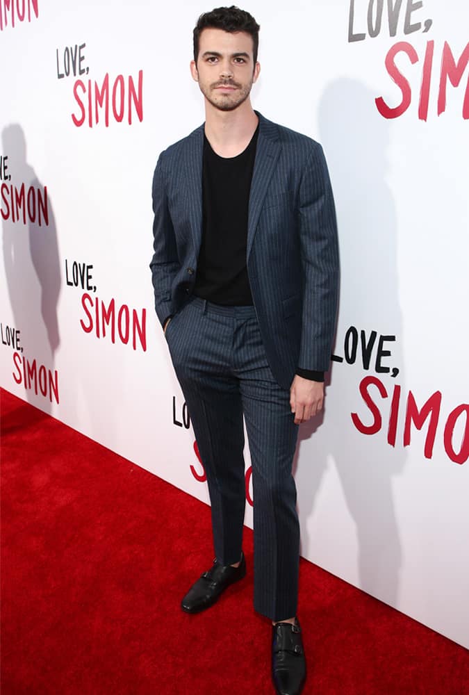 Joey Pollari at Love Simon Premiere
