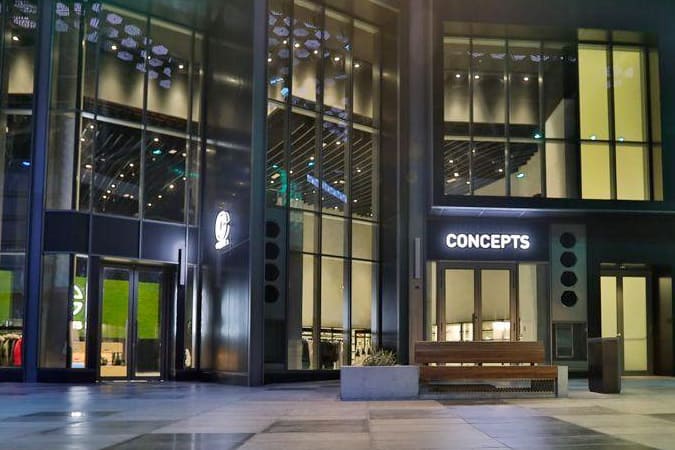concepts menswear store dubai