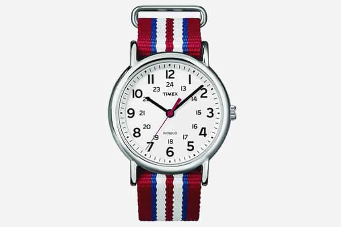 Timex Unisex Special Weekender Slip Through Quartz Watch with Analogue Display and Nylon strap