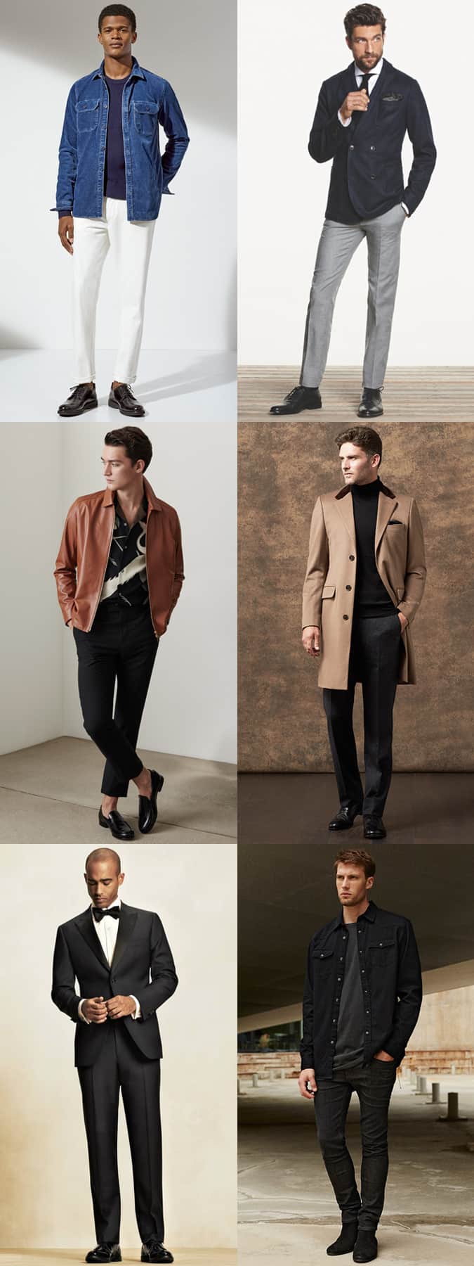 The right trouser colours to wear with black shoes