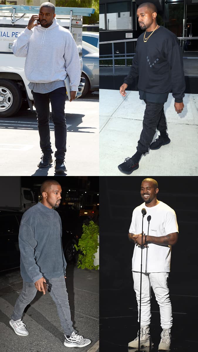 Celebrity style turnarounds - Kanye West