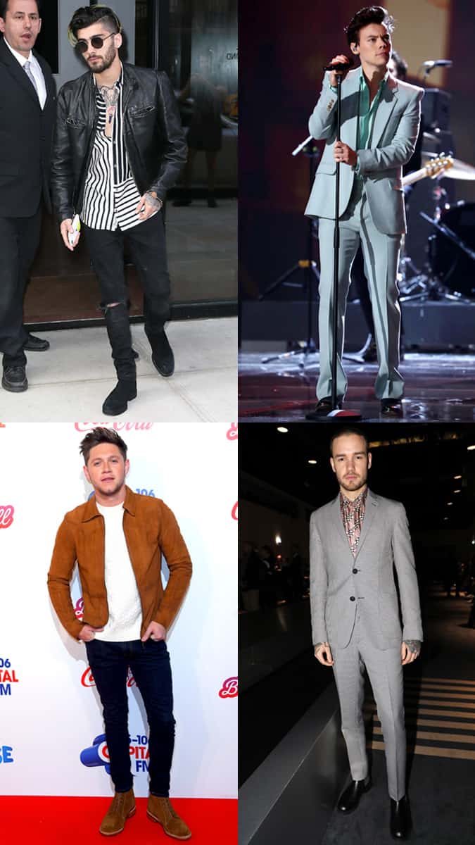 Celebrity style turnarounds - One Direction