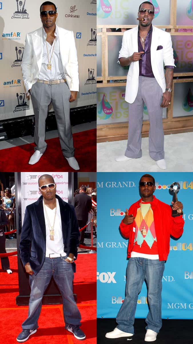 Celebrity style turnarounds - Kanye West