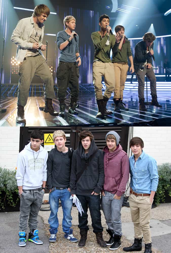 Celebrity style turnarounds - One Direction