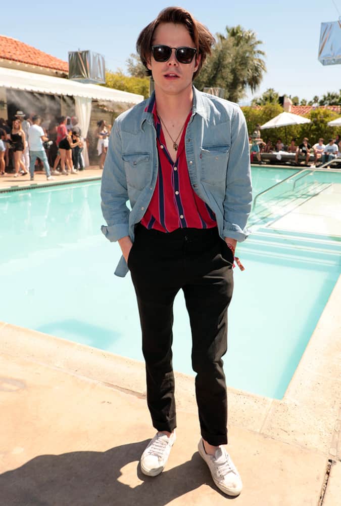 Charlie Heaton at Levi's Coachella Brunch Event