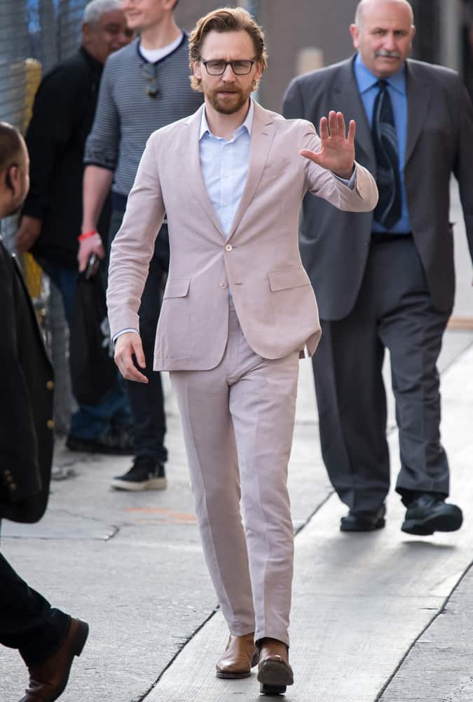 Tom Hiddleston at Jimmy Kimmel Live
