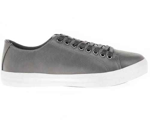 TS HERITAGE Mens Grey Lace Up Trainer