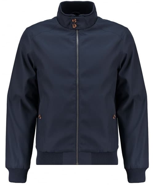 CARTER & RISE Mens Navy Harrington Jacket