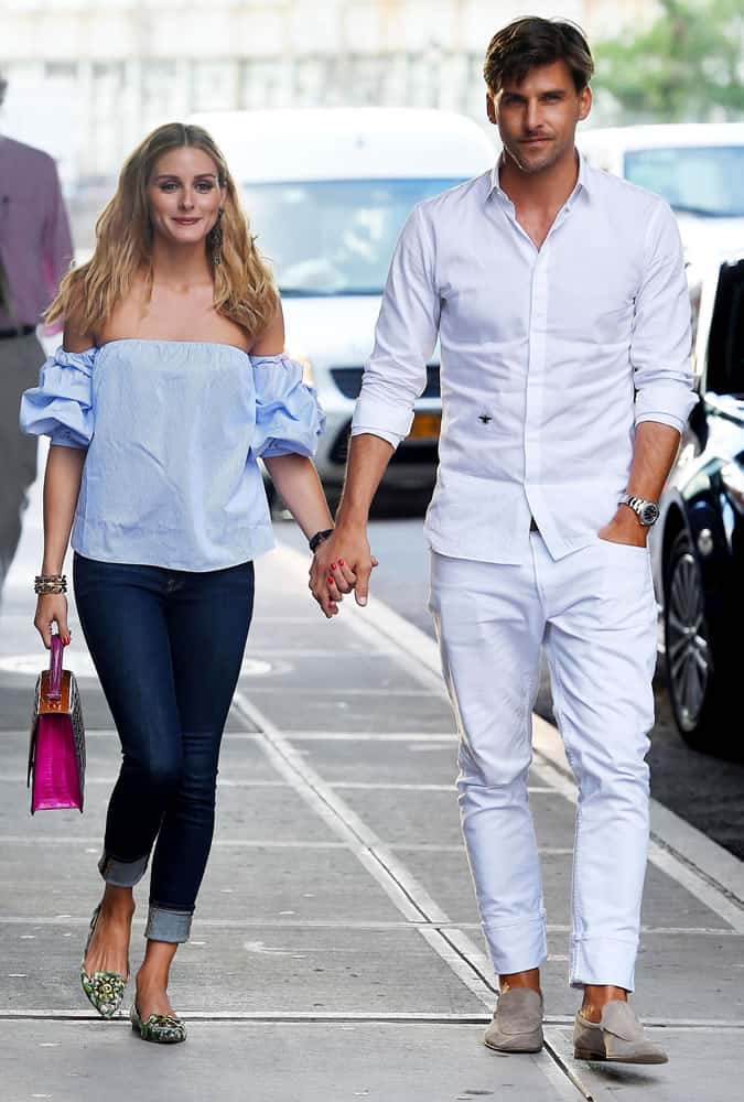 Johannes Huebl All-White Outfit