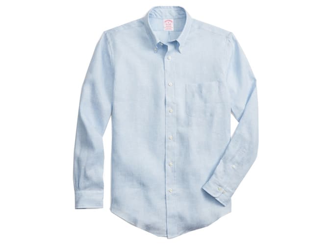 Madison Fit Irish Linen Sport Shirt, Best oxford shirts for men