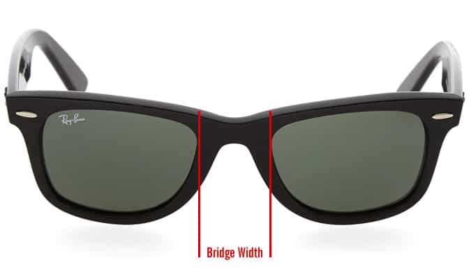 Bridge Width Of Ray-Ban Wayfarers