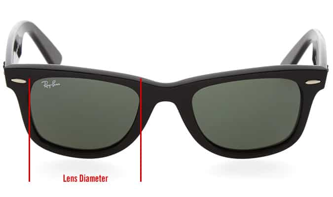 Lens Diameter Of Ray-Ban Wayfarers