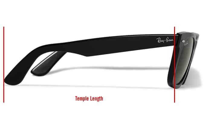 Temple Length Of Ray-Ban Wayfarers