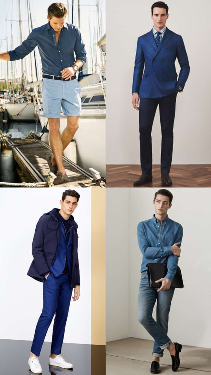 How To Wear An All-Blue Outfit