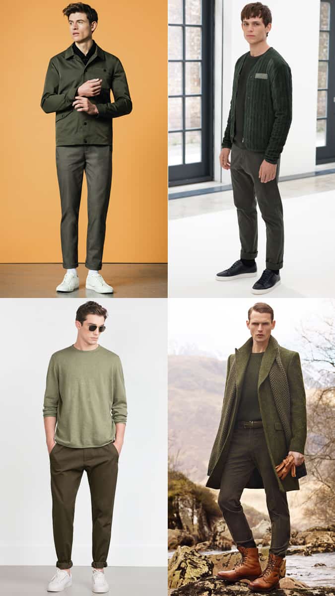 How To Wear An All-Green Outfit