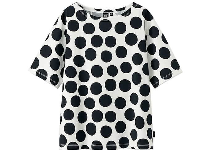 WOMEN MARIMEKKO 100% COTTON GRAPHIC T-SHIRT
