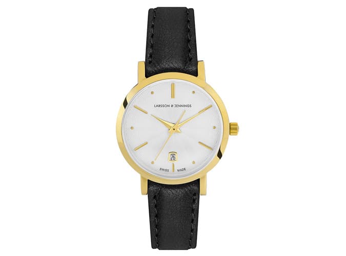 LUGANO AURORA GOLD/WHITE WATCH
