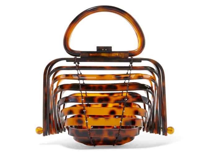 CULT GAIA Lilleth collapsible acrylic clutch